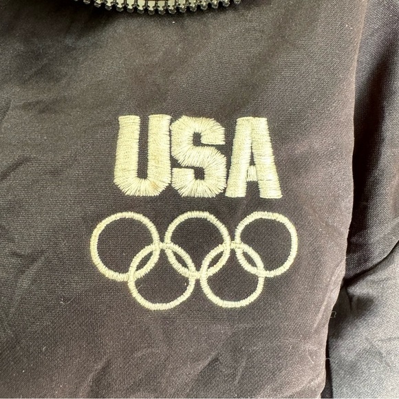Women’s United States Olympic Committee USA Full Zip Coat Navy Blue Size XL - Picture 3 of 8